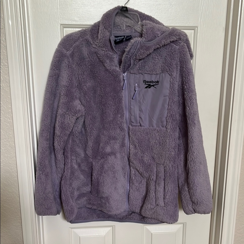 Reebok Lavender Teddy  Jacket